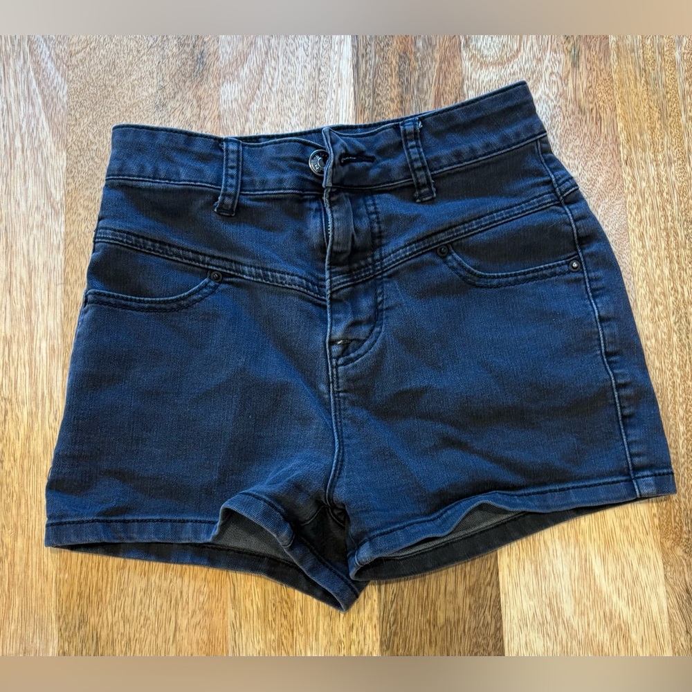 Urban Outfitters BDG High-Waisted Denim Shorts – Size 0 / XS | Dark Wash